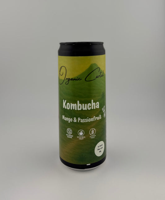 Kombucha – Mango & Passionfruit (6-pack)