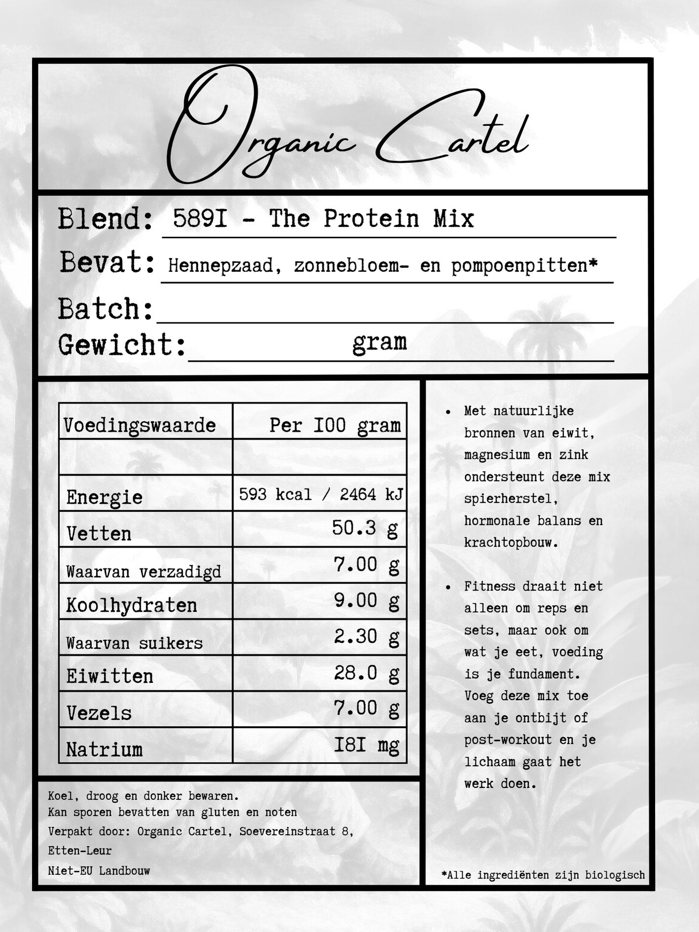 5891 - The Protein Mix